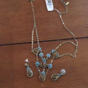 1928 necklace and earrings